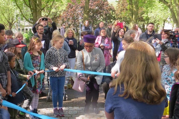 Children lead May Day celebration at St Edith's Well
