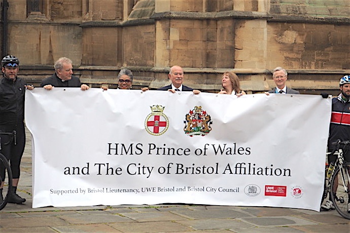 HMS PRINCE OF WALES to sail through Bristol