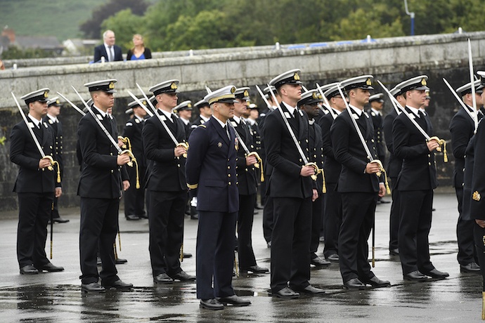 Passing Out Parade at Britannia Royal Naval College