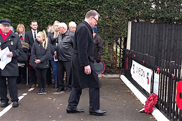 Remembrance Day at Bishopsworth Royal British Legion Club