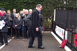 Remembrance Day at Bishopsworth Royal British Legion Club