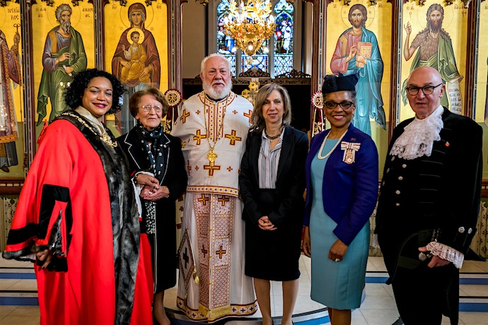 The congregation of the Greek Orthodox Church of Saints Peter & Paul in Easton remembered ‘OXI’ Day