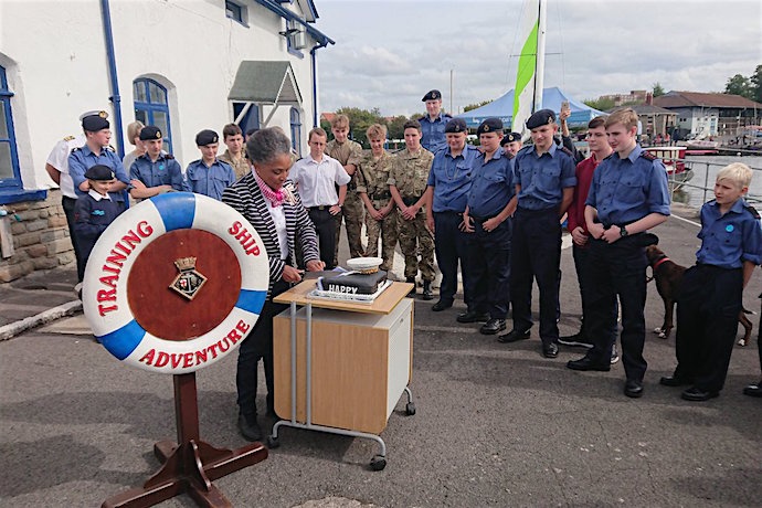 TS Adventure Sea Cadets celebrate 80th birthday - hoorah!