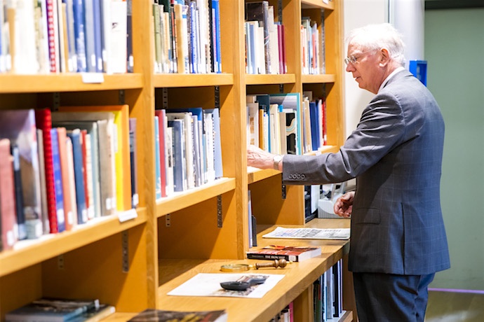 HRH visits the Library at Brunel's SS Great Britain